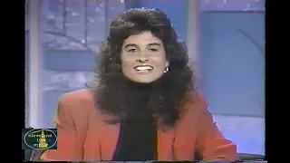 Gabriela Sabatini interview about short skirts and perfume - Arsenio Hall 8/9/93 Jon Secada