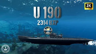 World of Warships - U 190 2314 BXP - [GBONM]alexis_gr