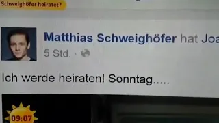 Matthias Schweighöfer heiratet...meine Tochter. 😂