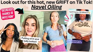 This health trend may not be dangerous, but it’s DEFINITELY hilarious|NAVEL OILING|Tik Tok Trends