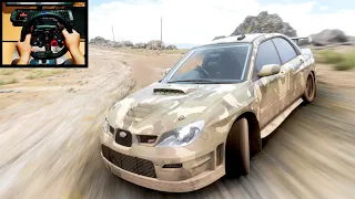 SUBARU IMPREZA WRX STI 2005 OFFROAD RALLY | Forza Horizon 5  Steering Wheel Gameplay | Logitech G29