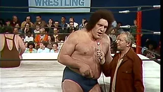 Andre The Giant vs  Dave Nevins & Angel Rivera