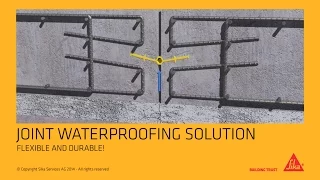 Sika® Waterbar - waterstops for joint sealing