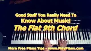 The Flat 9th Chord & How To Use It