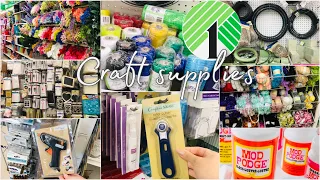 Dollar Tree Shop the BEST Craft supplies for DIYs