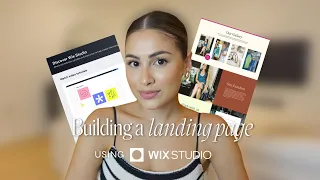 Build a website landing page with me in Wix Studio! 👩‍💻