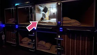 FREE ALCOHOL & FOOD at a Capsule Hotel in Tokyo🏨🇯🇵 | "Anshin Oyado Premier Shinjukuekimae" Vlog