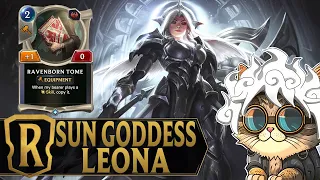 Sun Goddess Leona's Most Ridiculous Stun Power - Leona & Annie Deck   Legends of Runeterra