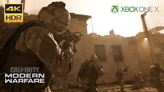 Call of Duty: Modern Warfare 4K HDR Xbox One X Walkthrough Gameplay part #6 Hunting Party