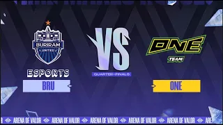 BRU vs ONE Game 2 I AIC 2021 Quarter Final Day 4 I Buriram United Esports vs ONE Team Full Game