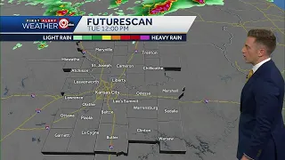 Isolated showers and thunderstorms this morning and afternoon