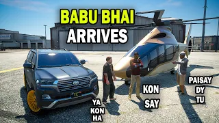 GTA 5 Pakistan | Finally Babu Bhai Arrives Now Jimmy and Kala Danger | Toyota Land Cruiser V8  Ep 12