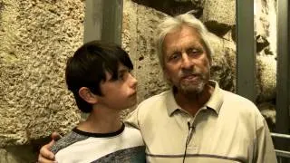 Michael Douglas visits the City of David