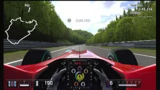 Gran Turismo 5; Ferrari F10 on Nurburgring Nordschleife