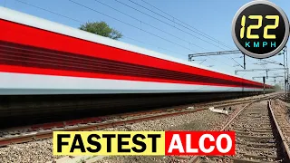 Fastest ALCO Train of India | Single ALCO hits 122 kmph with 22-coach load