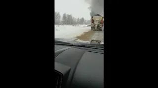 Авария на трассе Томск-Новосибирск