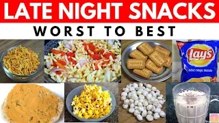 10 Late Night Snacks Options in India Ranked from Worst to Best