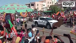 Prime Minister Narendra Modi's Roadshow on Bada Danda In Puri| Sambad