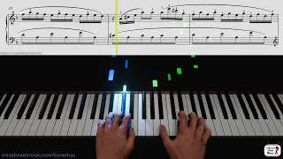 Sonatina No. 4, first movement by Muzio Clementi - Keyboard & Piano Practice Video