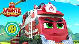 Rescue Red Will Save the Day! 🔥 🎵 - Mighty Express Music Video – PAW Patrol & Friends