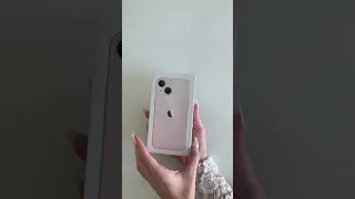unboxing my new pink iphone 13 mini