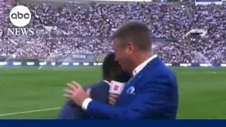 Analyst collapses on live TV