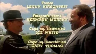 Miami Supercops (1985) (Bud Spencer & Terence Hill) End Credits (480p) (FutureFilm print)