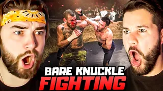 KingWoolz Reacts to BARE KNUCKLE KNOCKOUTS w/ Mike!! (WAGER MATCH)