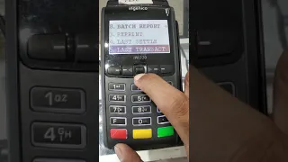 How to Reprint Last Transaction Receipt in INGENICO iWL220