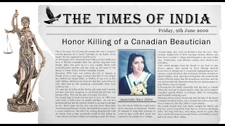 Honor Killing of a Canadian Beautician