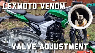 Lexmoto Venom 125 Valve adjustment