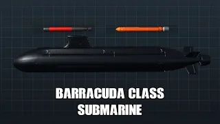 Barracuda Class Submarine "Suffren" ASM: Cold Waters Gameplay