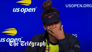 US Open: Naomi Osaka in tears as she says she will 'take a break' from tennis after loss
