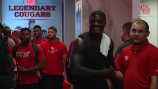 Houston Football: Player Locker Room Reaction