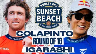 Griffin Colapinto vs Kanoa Igarashi | Hurley Pro Sunset Beach 2024 - Round of 16