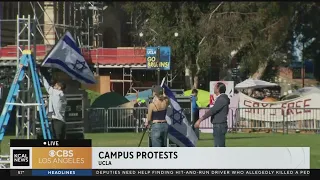 Pro-Israel group to hold counterdemonstration on UCLA campus near pro-Palestine encampment
