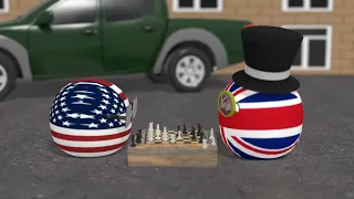 Estados Unidos y Reino Unido jugando Ajedrez