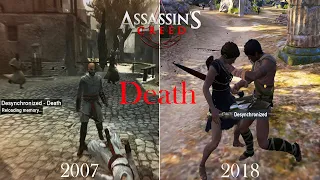 Evolution of DEATH in Assassin's Creed PC Games (2007-2018)