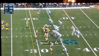 Cole Beasley Hit- Cowboys Vs Packers OUCH!!!