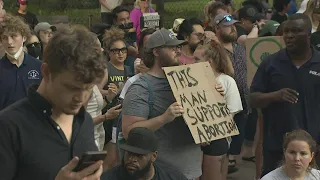 Hundreds rally for abortion rights in Downtown Dallas