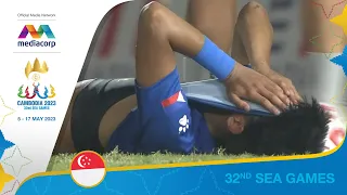 Philippines players are in distraught after 3-0 defeat to Timor-Leste | Football | SEA Games 2023