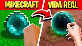 conheça os ITENS do MINECRAFT na VIDA REAL! 😱