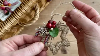 Simple Twine Christmas Star (@craftfairies) ￼