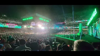Wrestlemania 40 Night Two - Lincoln Financial Field Attendance announcement