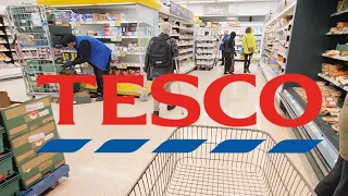 TESCO FOOD SHOP MARCH 2024 (Supermarket ASMR)