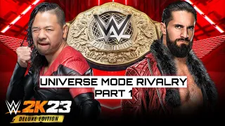 WWE 2K23 Seth Rollins vs Shinsuke Nakamura Rivalry Universe Mode