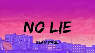 Sean Paul - No Lie (lyrics) | The Chainsmokers, Justin Bieber, Adele