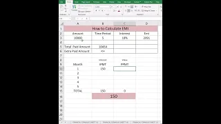 #kaise check kare#monthly  #interest #excel #shortvideo #exceltips #exceltricks#exceltutorial