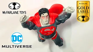 McFarlane Toys DC Multiverse Gold Label SDCC B&W Superman Exclusive Review