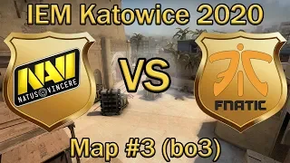 Кто завтра сыграет с АСТРАЛИС? | Navi vs Fnatic Map #3 bo3 Mirage | IEM Katowice 2020 by Neosporimiy